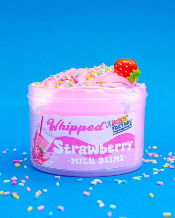 Whipped Strawberry Milk Slime